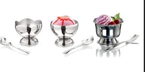 Stainless Steel Ice Cream Set