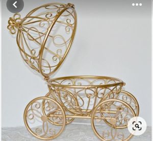 Mild Steel Golden Event Decor Cycle
