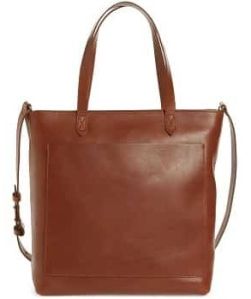 Solid Color Or Minimal Design Leather Tote Bags