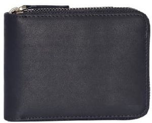 Zipper Leather Wallet