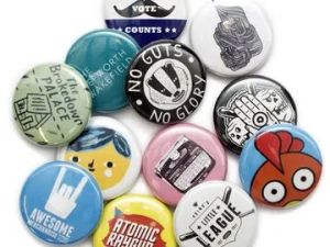 Glossy Finish Photo Badges, Shape : Round