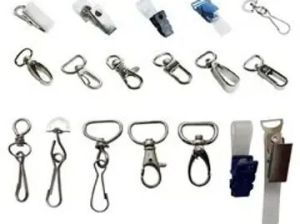 Stainless Steel Id Card Lanyard Hook, Packaging Type : Silver