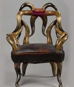 Buffalo Horn Chairs, Color : Natural for Indoor