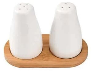 Ceramic Salt And Pepper Shakers, Color : White for Seasoning Food