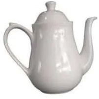 Plain White Ceramic Tea POT