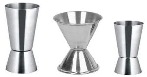 Steel PEG Measure Cup, Color : Silver For Bars