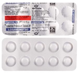 Losakind Losartan Potassium Tablets 50 Mg for Clinical