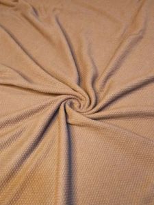 Plain Brown Cotton Matty Fabric