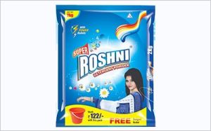 2kg Super Roshni Detergent Powder, Packaging Type : Plastic Bag