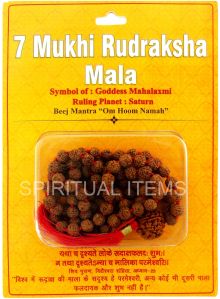 7 Mukhi Rudraksha Mala