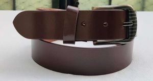 AI/013 Brown Timber Look Casual Belt