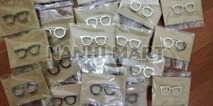 Polished Brass Plain Lapel Pin, Color : Silver