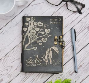 Handmade Leather Journal Diary Notebook