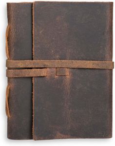 Handmade Leather Flap Journal