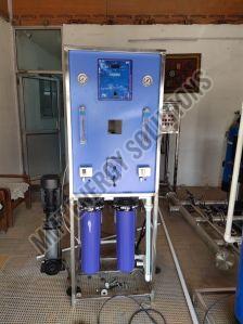 Stainless Steel 500 Lph Reverse Osmosis Plant, Color : Silver