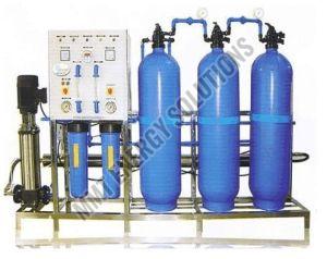 Electric Semi Automatic Mmt Industrial RO Plant, Color : Blue