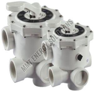 PVC Polished Swimming Pool Valve, Color : White
