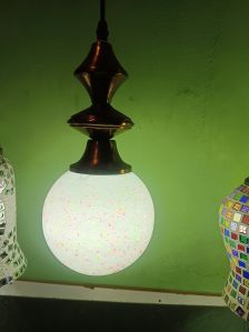 6in Glass Ball Pendent Light