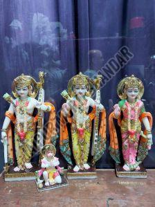 Polished Marble RAM Darbar Statue