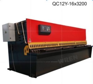 qc12y-10x2500 Hydraulic Swing Beam Shearing Machine