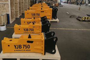 WREN HYDRAULIC ROCK BREAKER MODEL YJB 750