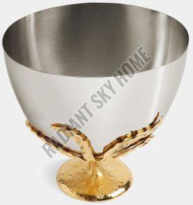 Plain Polished Stainless Steel Champagne Bucket, Color : Silver