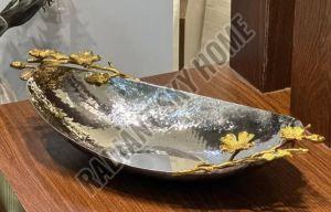 Stainless Steel Fruit Bowl, Color : Silver