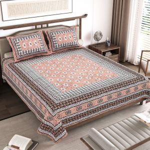 Jaipuri Cotton Bed Sheet