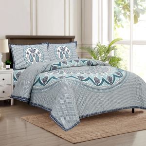 Soft Cotton Comfort Printed Bed Sheet