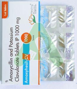 Tablet Amoxyheal Cv 1000 Mg Amoxicillin Potassium Clavulanate, Shelf Life : 2 Years