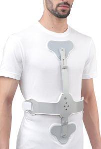 Tynor Cure Plain Ash Hyper Extension Brace, Color : White