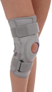 Tynor Cure Neoprene Hinged Knee Support, Color : Grey for Pain Relief