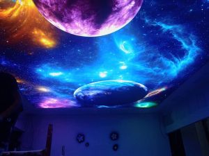 Everygood PVC Stretch Ceiling, Color : White