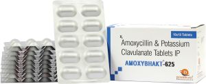 Amoxybhakt 625mg Tablets, Packaging Type : Strips