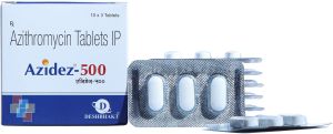 Azidez 500mg Tablets, Packaging Type : Strips