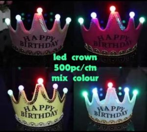 Happy Birthday LED Crown