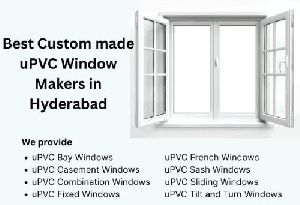Polished Plain Best UPVC Window Antique, Contemporary