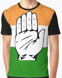 Round Neck Digital Print Polyester Election Promotional T-Shirt