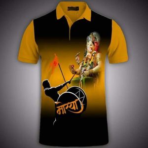 Digital Print Polyester Religious T-Shirt