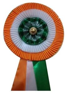 Metal Pin Election Promotional Ribbon Badge, Color : Multicolor