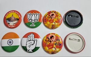 Metal Election Promotion Badges, Color : Multicolor