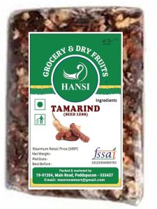 Hansi Seedless Tamarind, Color : Brown, Packaging Size : 500g