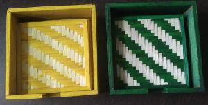 Bamboo Scratch Free Tableware Coaster Set