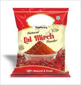 Printed Plastic Lal Mirch Packaging Pouches, Packaging Type : PP Bag