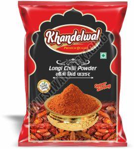 Printed Plastic Longi Chilli Powder Packaging Pouches