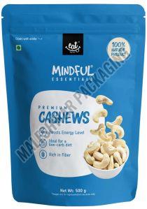 Printed Plastic Premium Cashew Standup Zipper Pouches