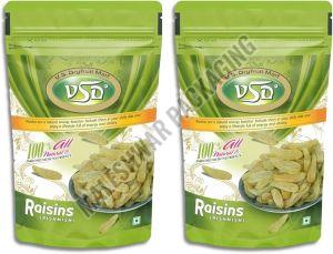 Printed Plastic Raisins Standup Zipper Pouches
