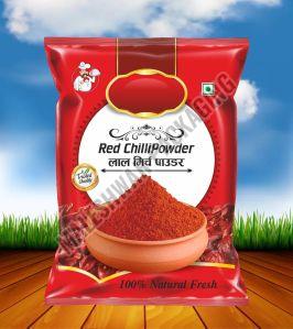 Printed Plastic Tadka Chilli Packaging Pouches