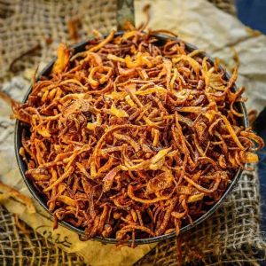 Coated Fried Onions, Color : Golden Brown for Topping Salads Soups