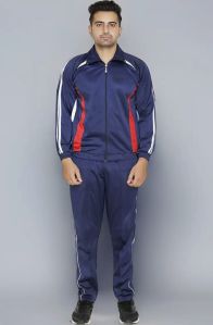 Polyester Mens Dual Shade Tracksuit
